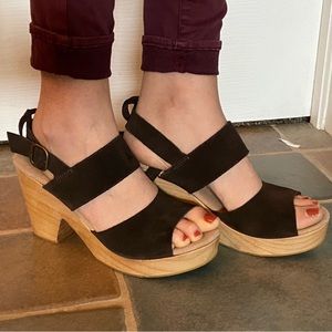 Free People Platform Wrap Clogs
